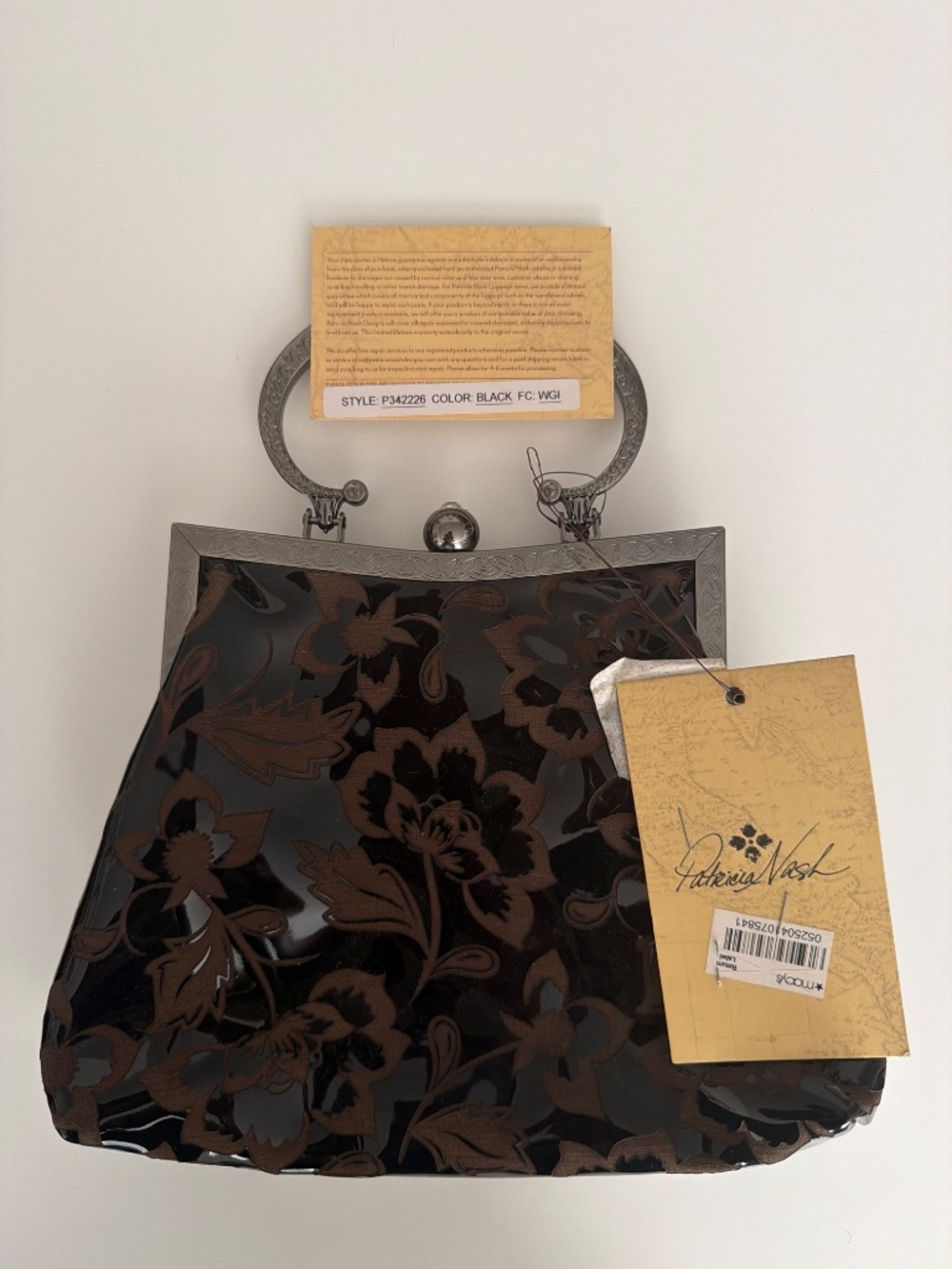 patrica nash giulietta black handbag - Picture 4 of 4